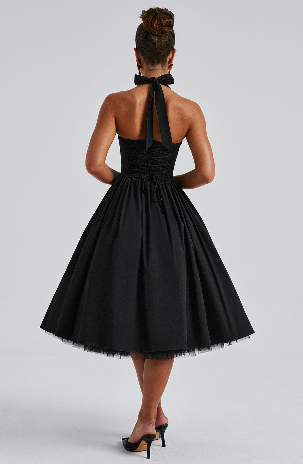 Valetti Giaro | Juliette Halter Tulle Midi Dress