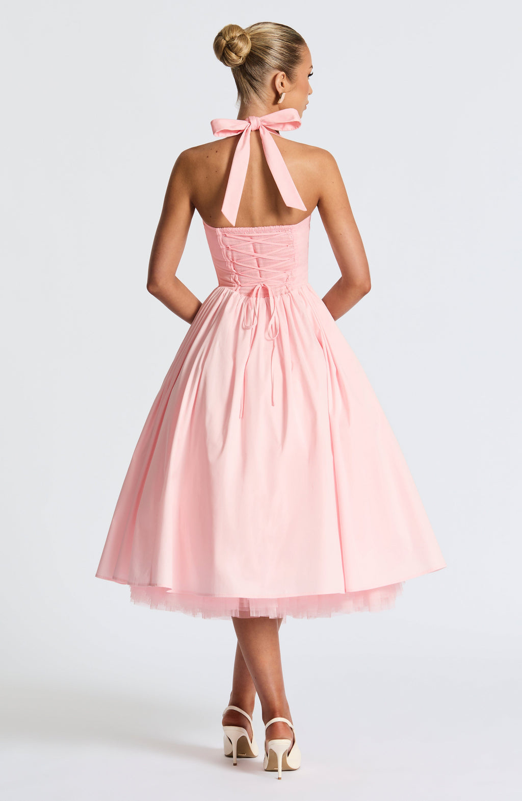 Valetti Giaro | Juliette Halter Tulle Midi Dress