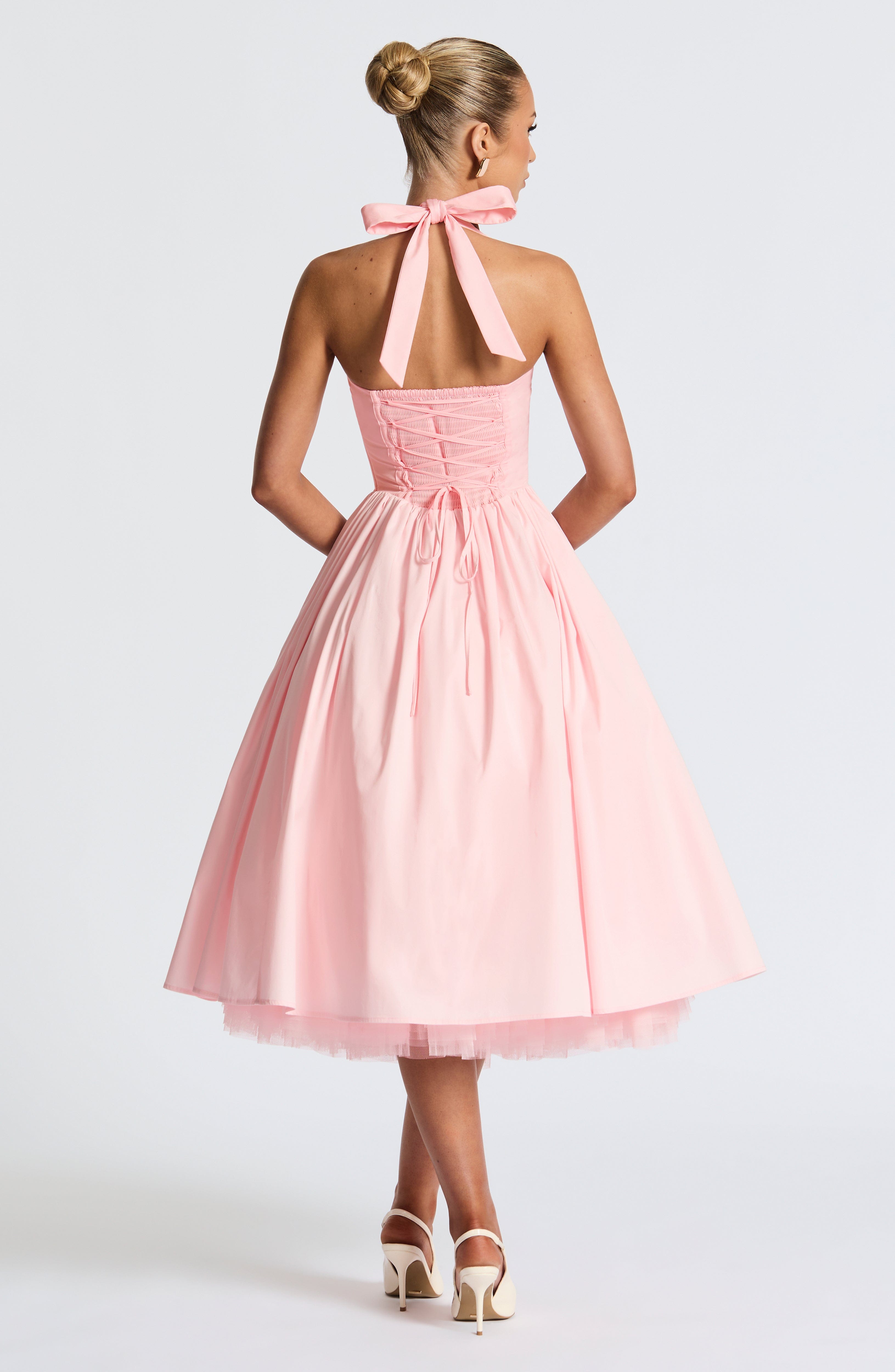 Valetti Giaro | Juliette Halter Tulle Midi Dress