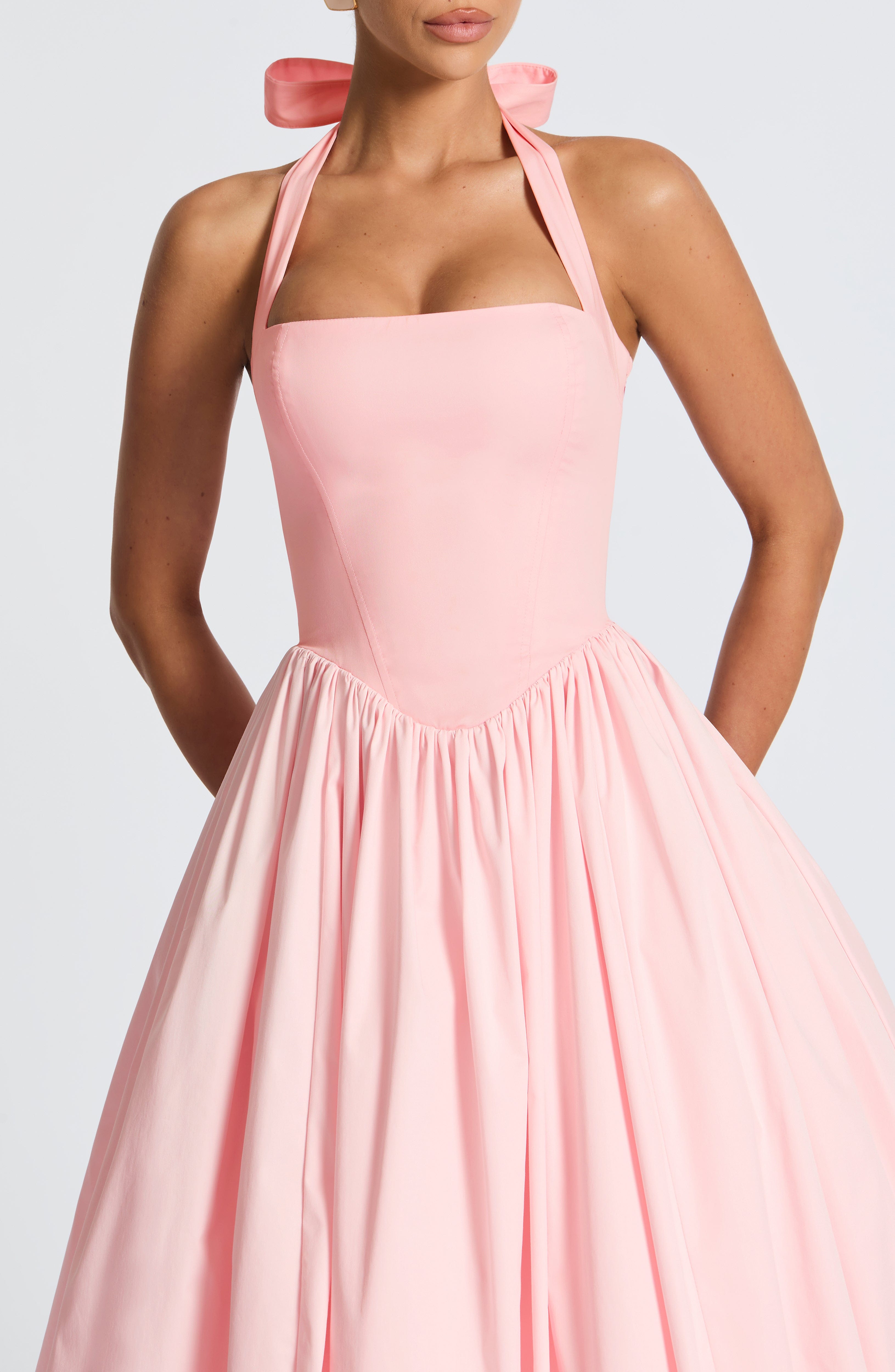 Valetti Giaro | Juliette Halter Tulle Midi Dress
