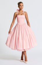 Valetti Giaro | Juliette Halter Tulle Midi Dress