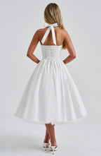 Valetti Giaro | Juliette Halter Tulle Midi Dress