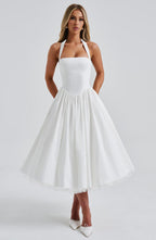 Valetti Giaro | Juliette Halter Tulle Midi Dress