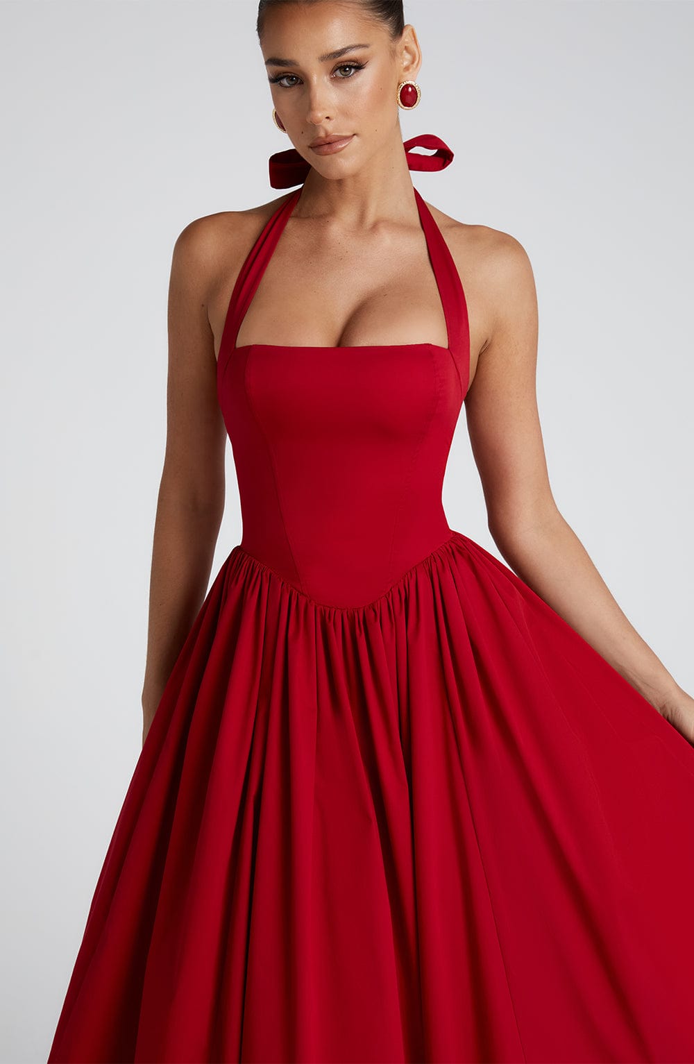 Valetti Giaro | Juliette Halter Tulle Midi Dress