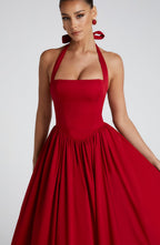 Valetti Giaro | Juliette Halter Tulle Midi Dress