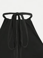 Aurora Halterneck Backless Top