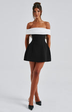 Valetti Giaro | Delta Bow-Back Bubble Mini Dress
