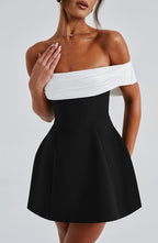 Valetti Giaro | Delta Bow-Back Bubble Mini Dress