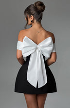 Valetti Giaro | Delta Bow-Back Bubble Mini Dress