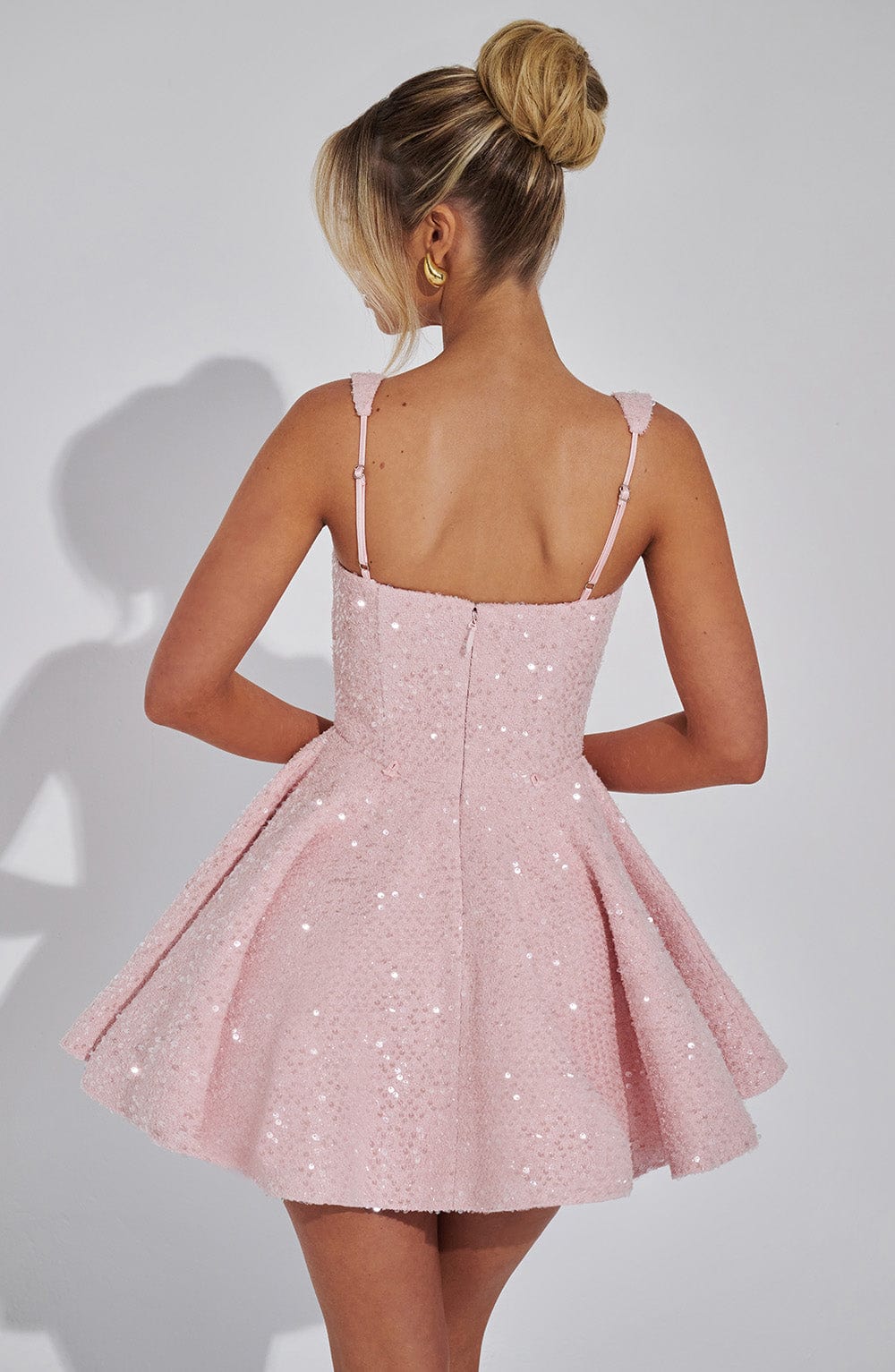 Valetti Giaro | Dorothy Sequin Tweed Mini Dress