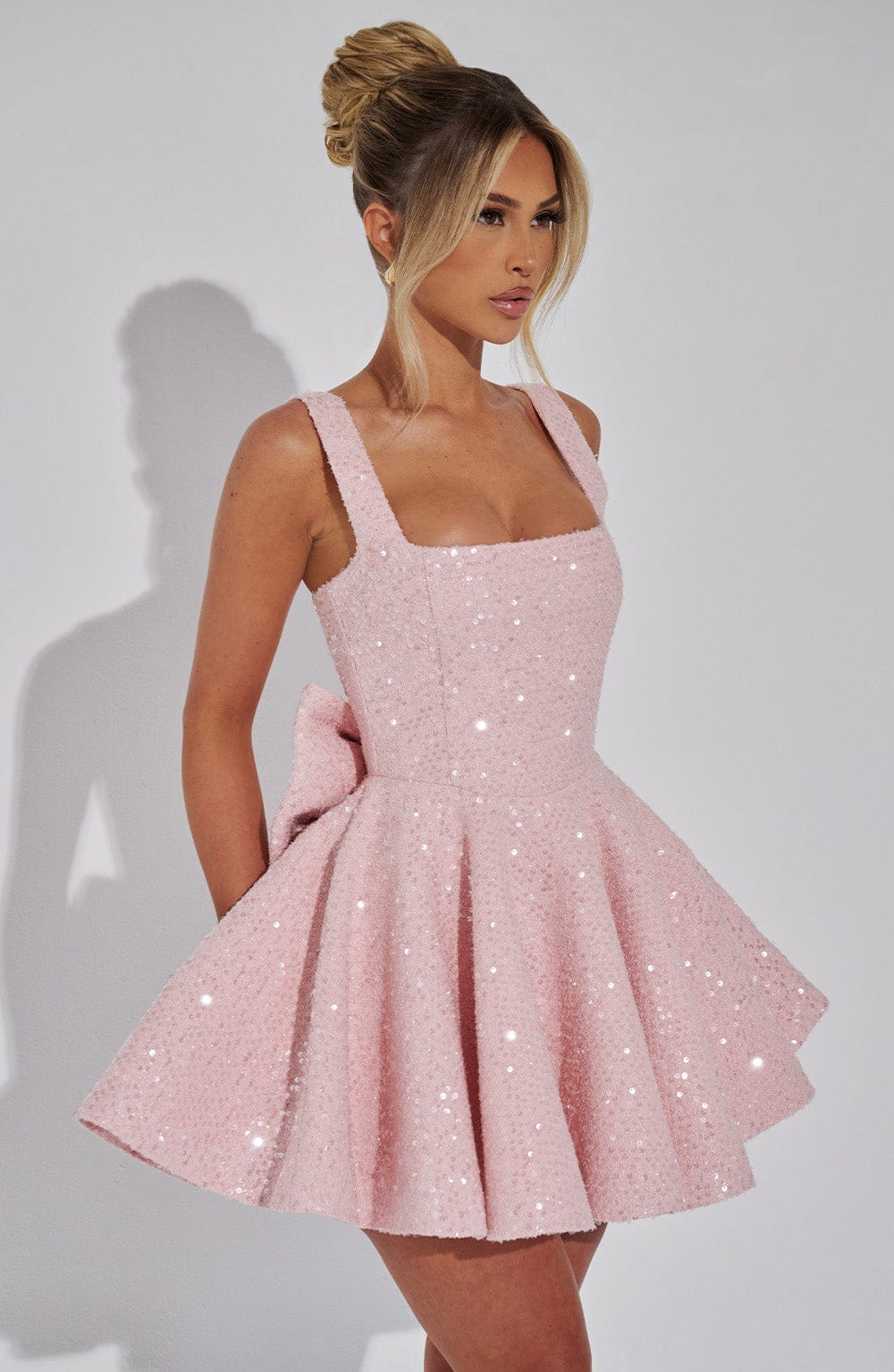 Valetti Giaro | Dorothy Sequin Tweed Mini Dress