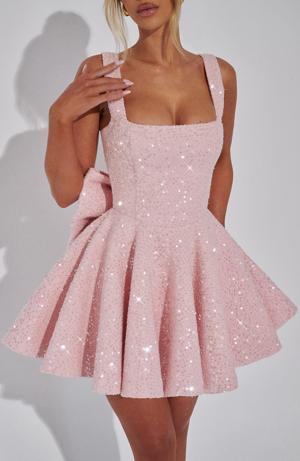 Valetti Giaro | Dorothy Sequin Tweed Mini Dress