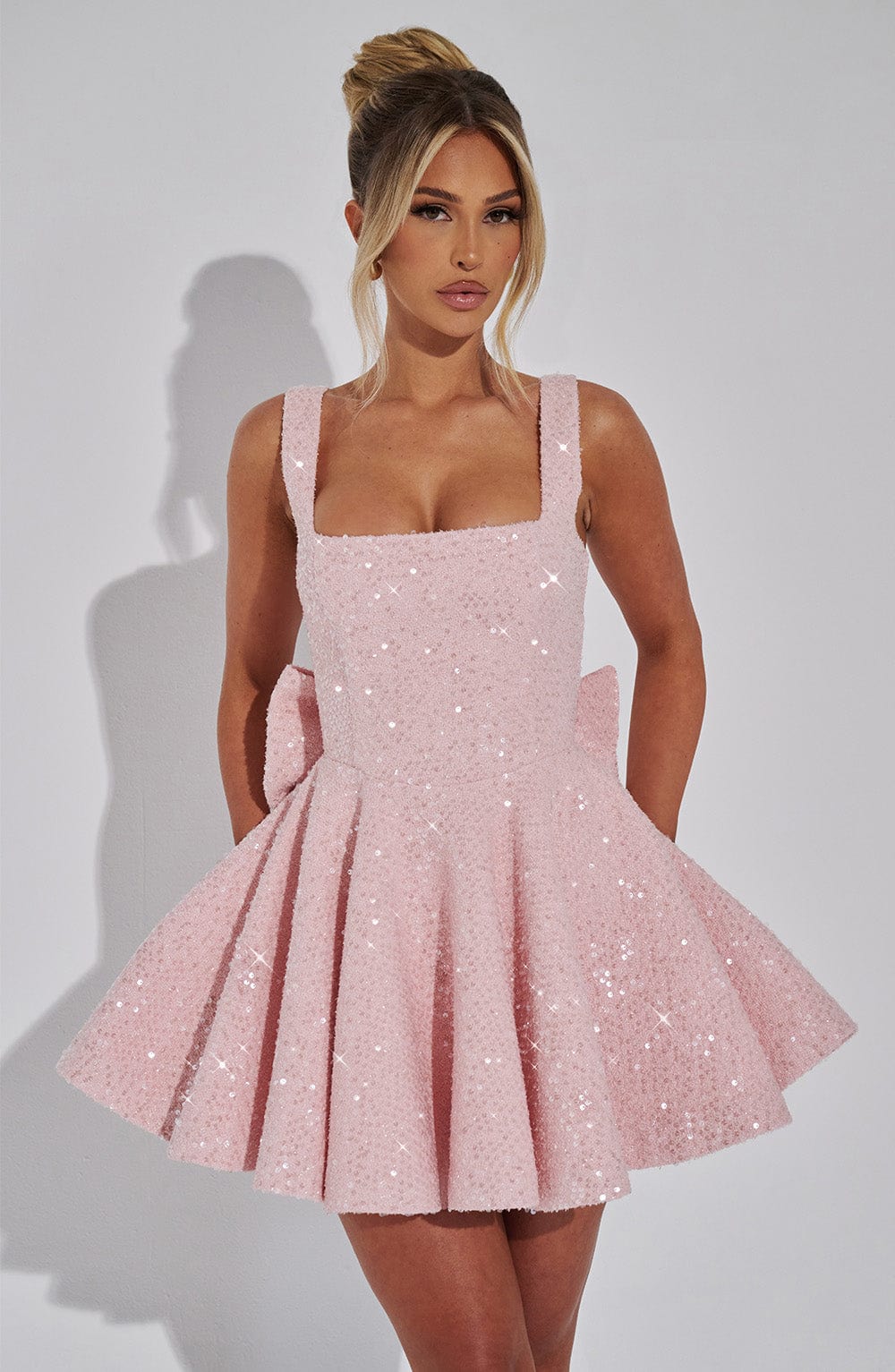 Valetti Giaro | Dorothy Sequin Tweed Mini Dress