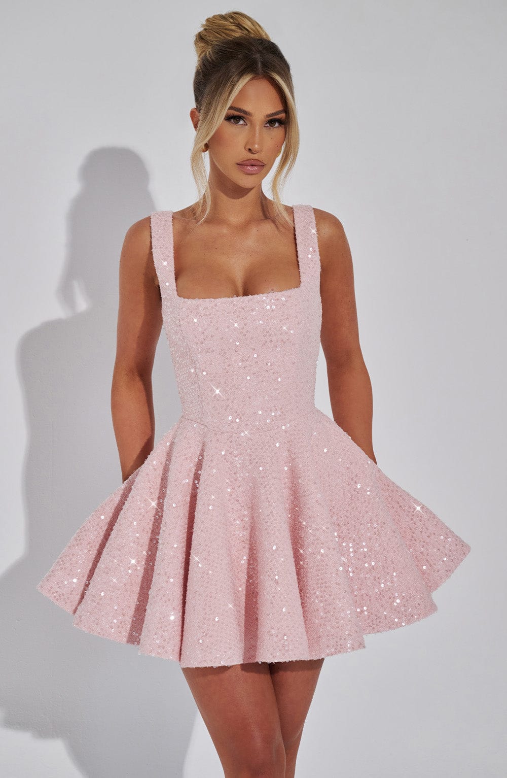 Valetti Giaro | Dorothy Sequin Tweed Mini Dress