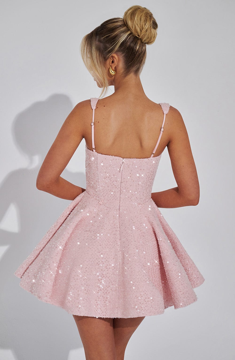 Valetti Giaro | Dorothy Sequin Tweed Mini Dress