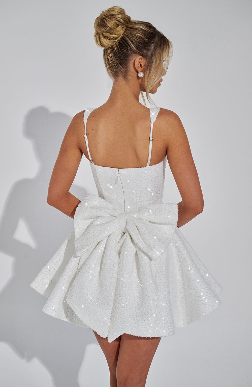 Valetti Giaro | Dorothy Sequin Tweed Mini Dress