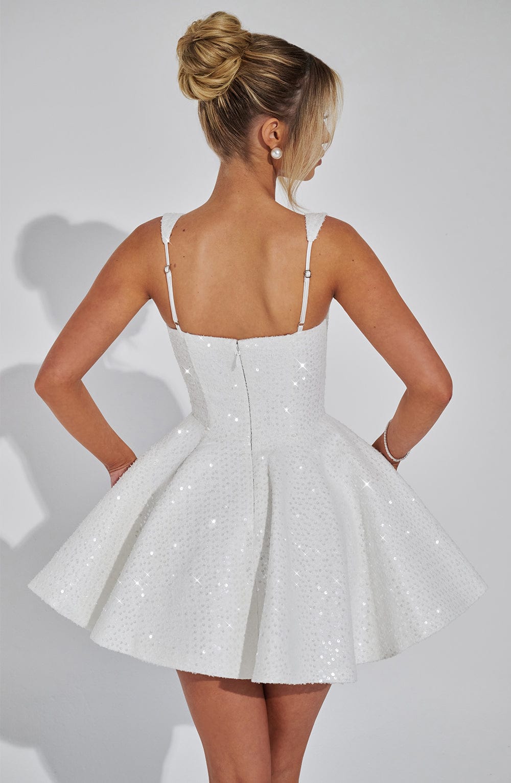 Valetti Giaro | Dorothy Sequin Tweed Mini Dress