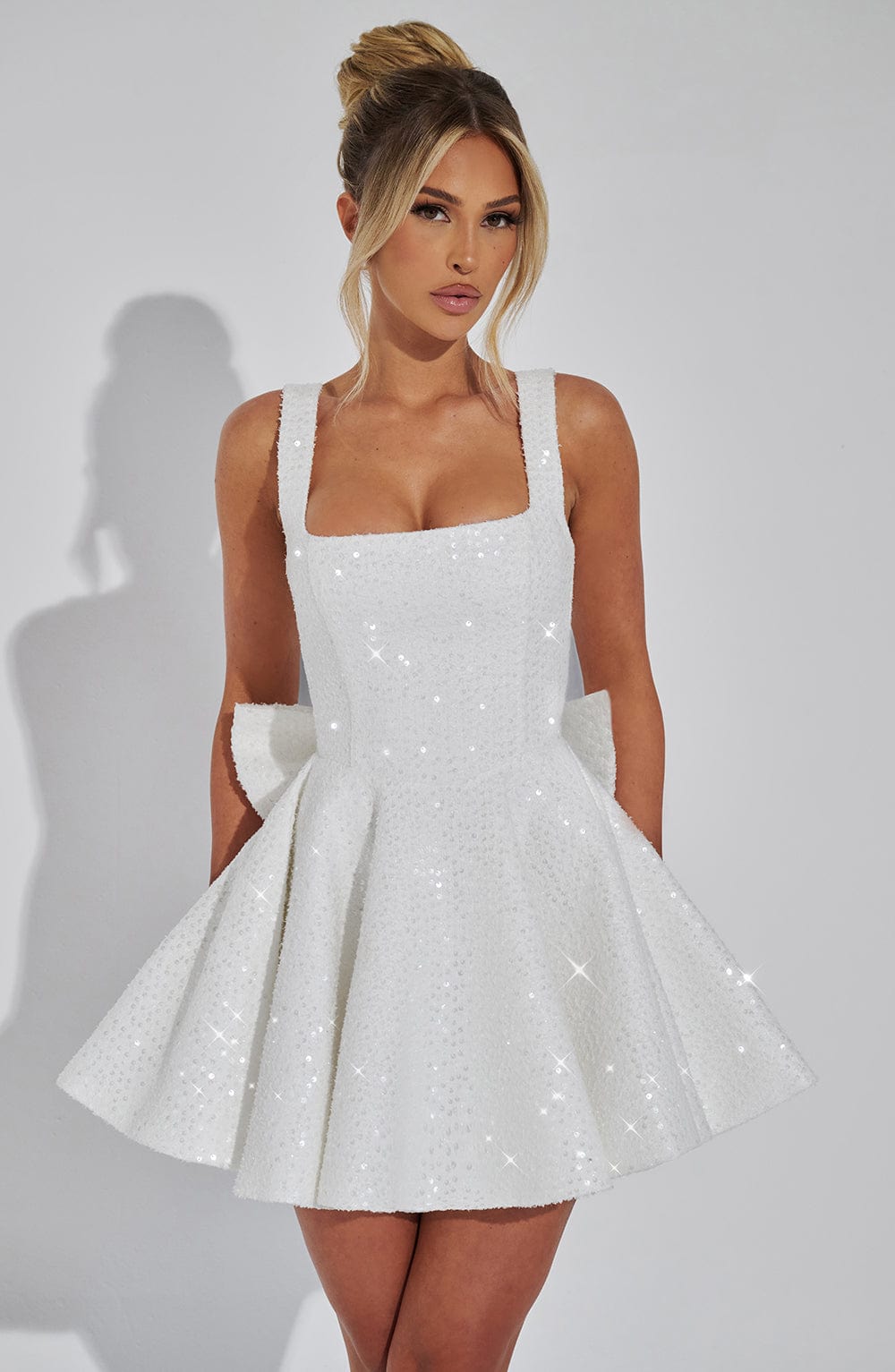Valetti Giaro | Dorothy Sequin Tweed Mini Dress