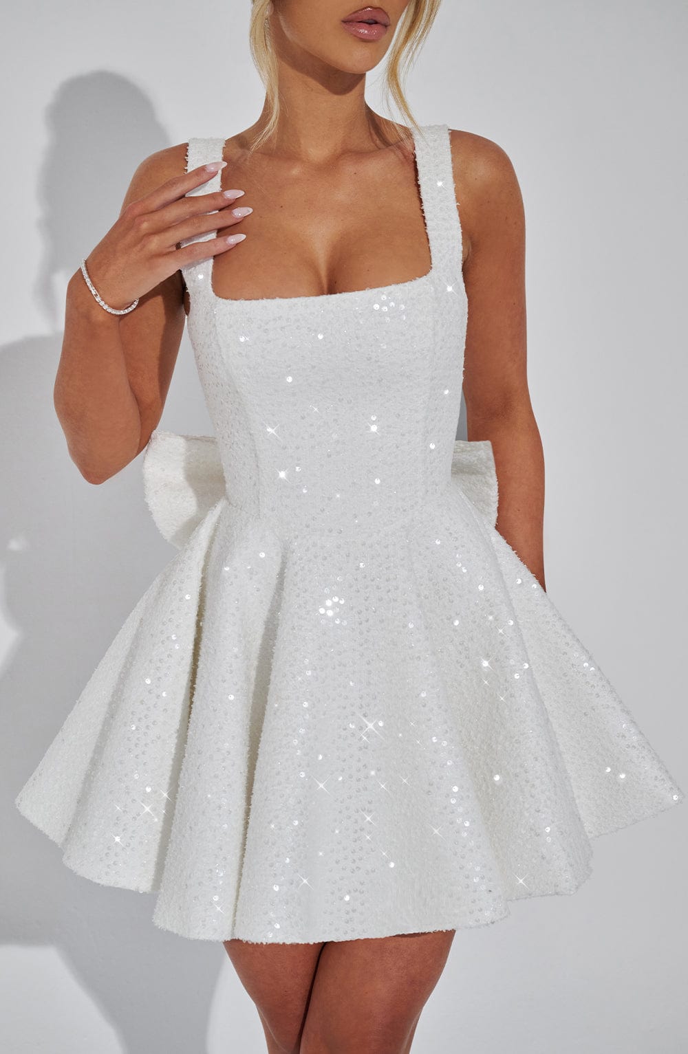 Valetti Giaro | Dorothy Sequin Tweed Mini Dress