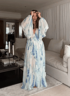 Van Laren | Blue Blossom Jurk