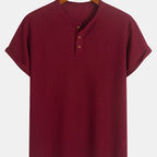 Elias Button Knit T-Shirt