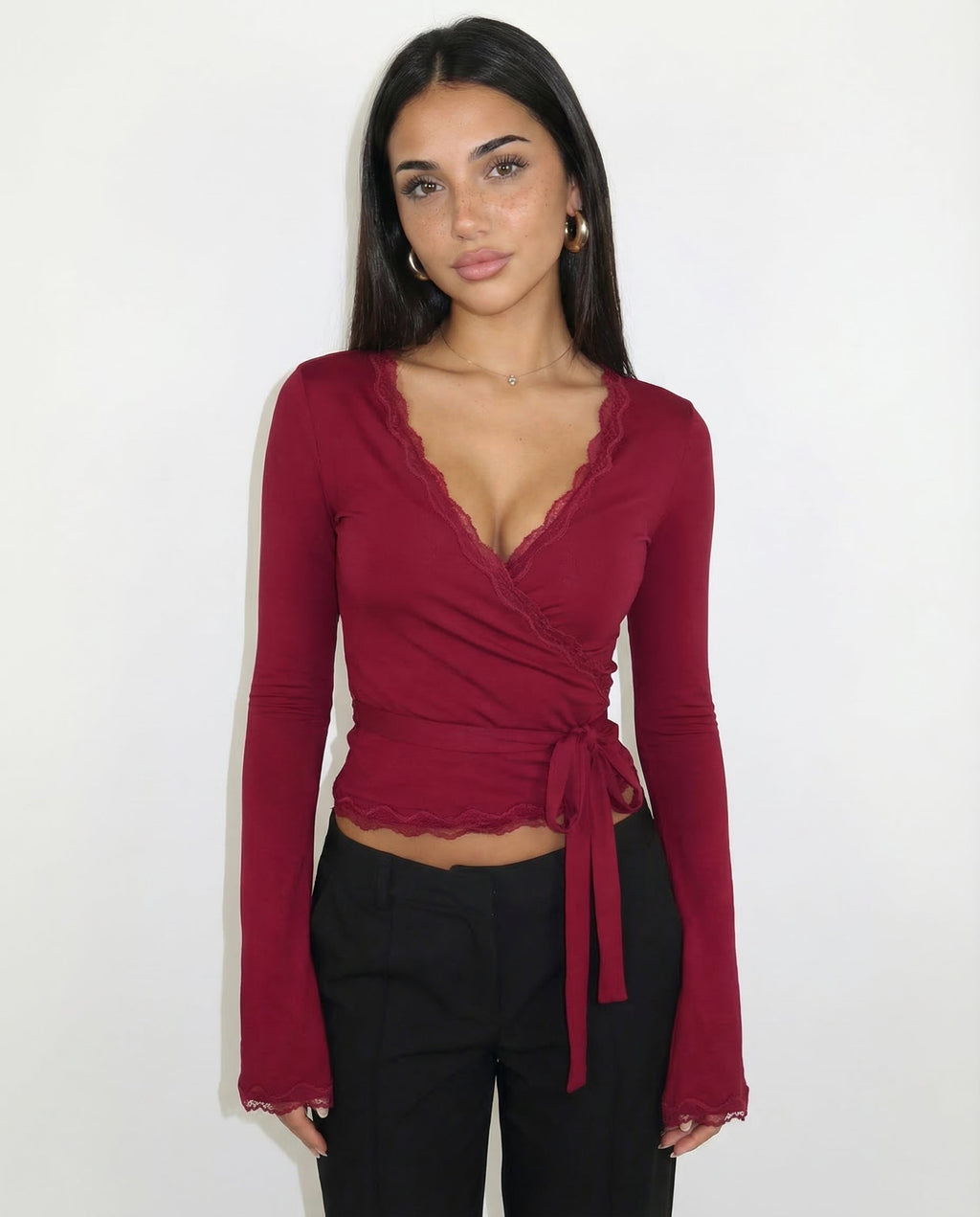 Valetti Giaro | Romina Lace Wrap Top