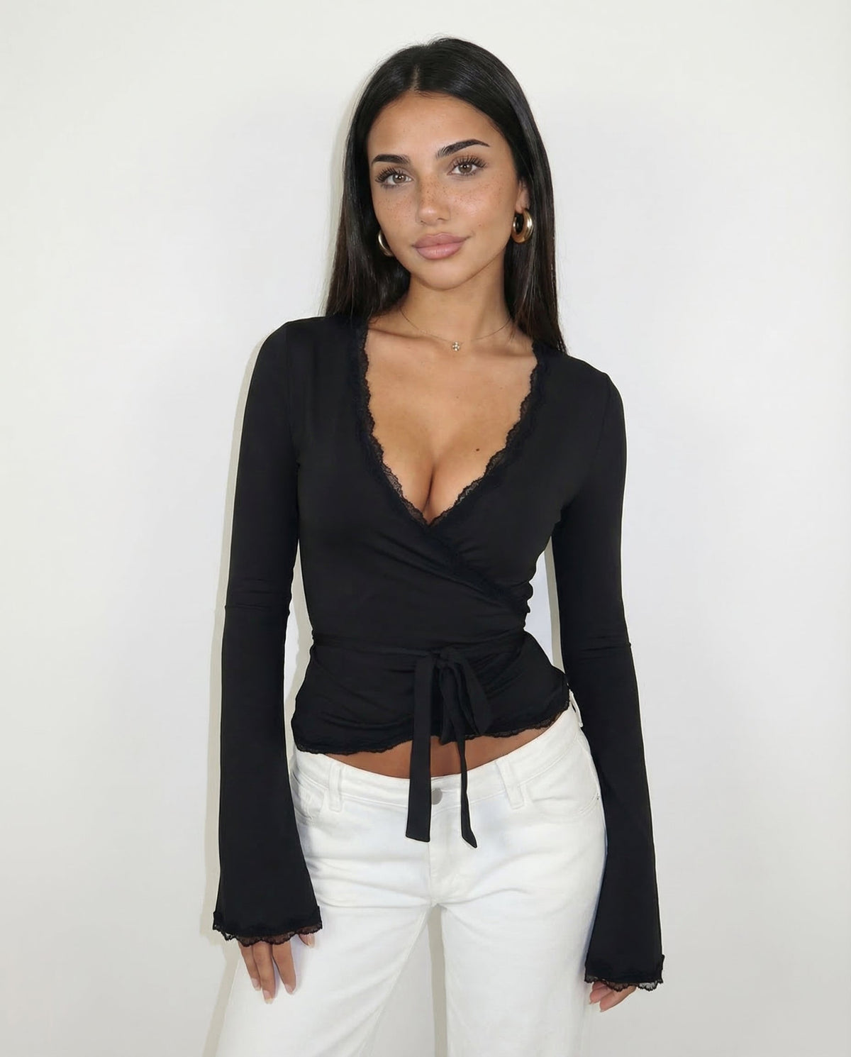 Valetti Giaro | Romina Lace Wrap Top