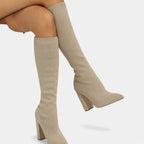 Elara Knee-High Sock Boots