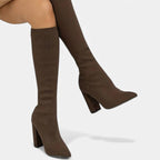 Elara Knee-High Sock Boots