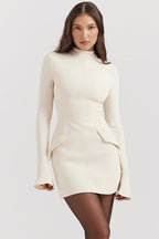 Valetti Giaro | Celeste Cuff Sleeve Midi Dress