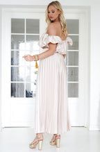 Valetti Giaro | Selene Satin Pleated Set