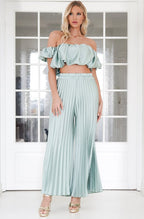 Valetti Giaro | Selene Satin Pleated Set