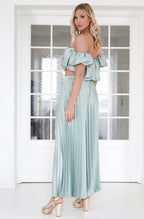 Valetti Giaro | Selene Satin Pleated Set