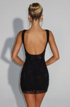 Valetti Giaro | Lumina Shimmer Mesh Mini Dress