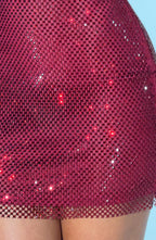 Valetti Giaro | Lumina Shimmer Mesh Mini Dress