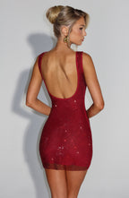Valetti Giaro | Lumina Shimmer Mesh Mini Dress