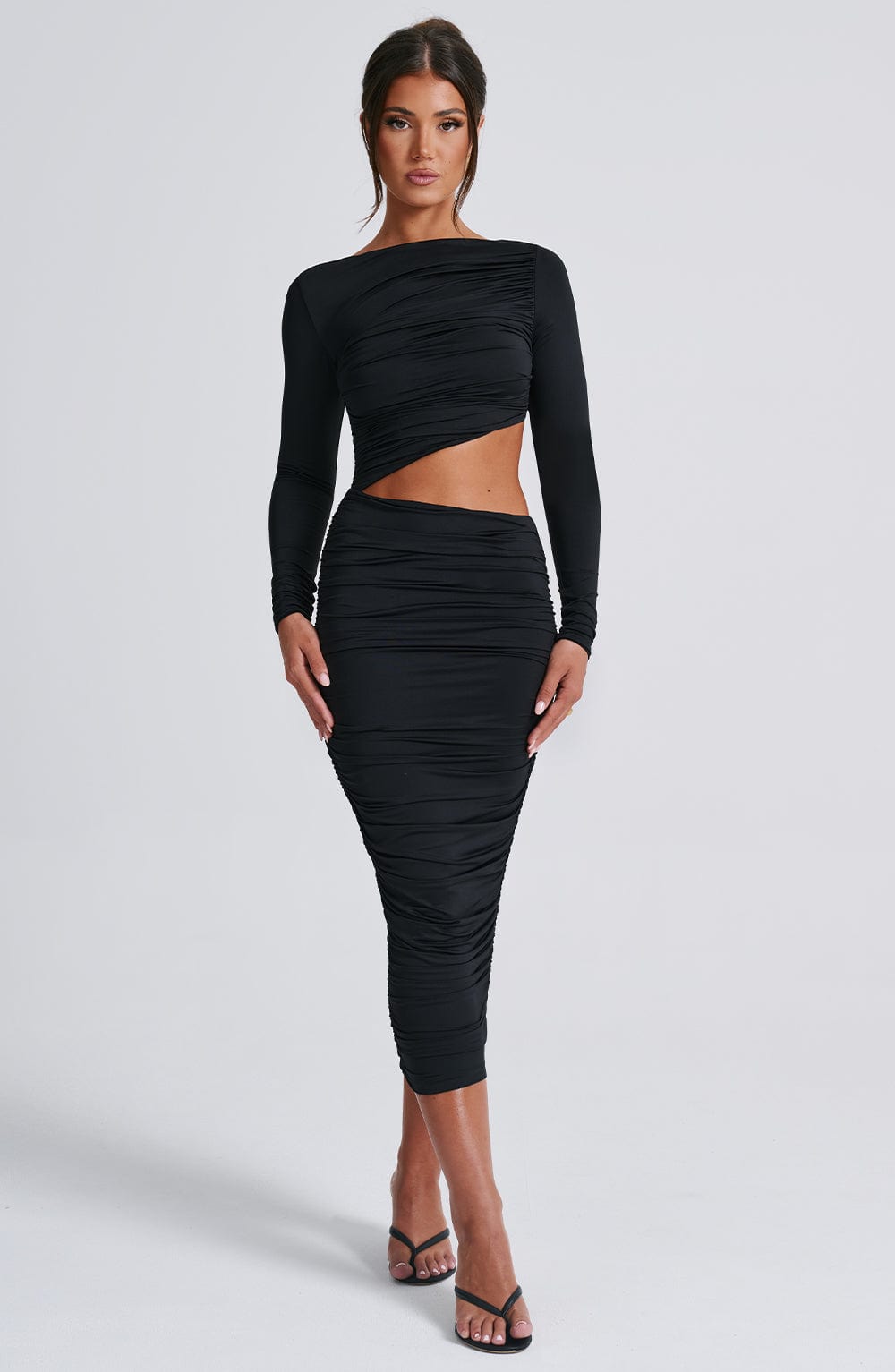 Valetti Giaro | Noelle Cut-Out Stretch Midi Dress