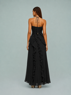 Valetti Giaro | Elowen Halter Maxi Dress