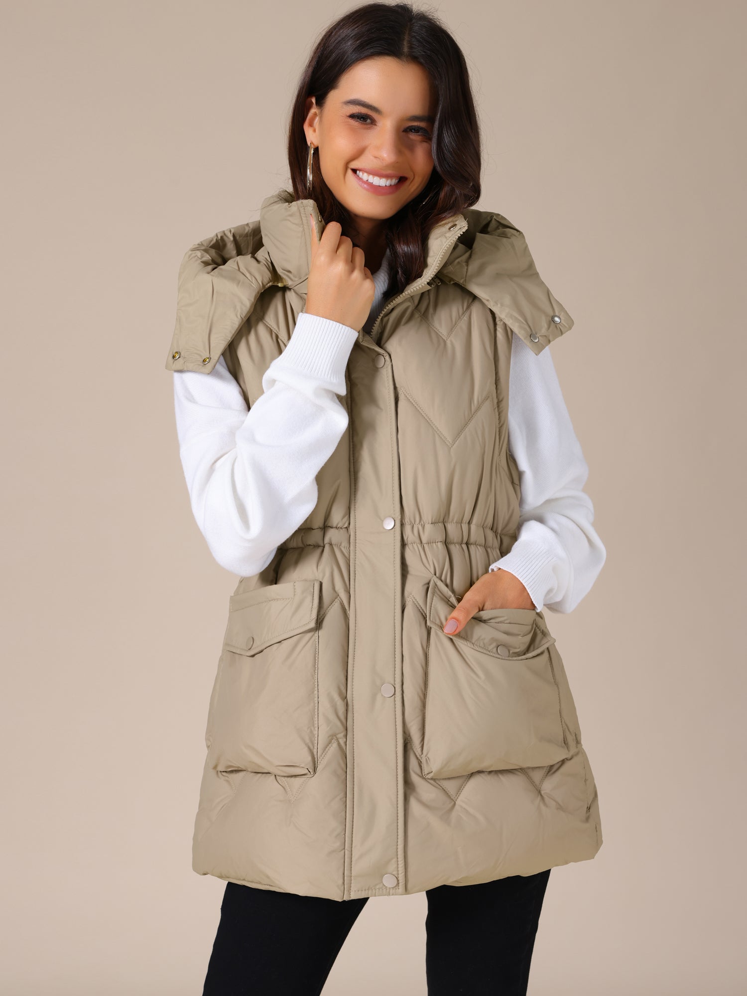 Valetti Giaro | Elise Longline Quilted Vest