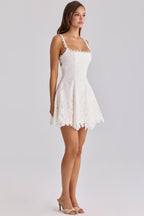 Valetti Giaro | Vera Floral Lace A-Line Mini Dress